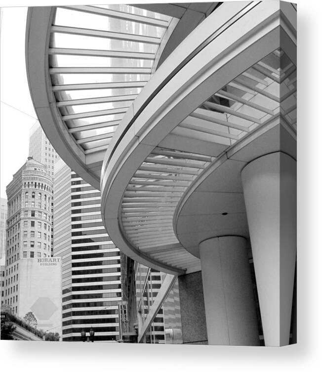 Architecture Canvas Print featuring the photograph Old and New by Douglas Pike