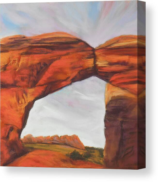 Landscapes Canvas Print featuring the painting Rumba by Sandi Snead
