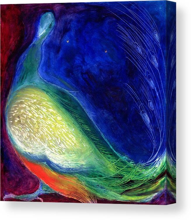 Star Canvas Print featuring the painting Starlight by Nancy Moniz