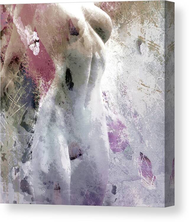 Abstract Canvas Print featuring the painting Surrender by Jacky Gerritsen