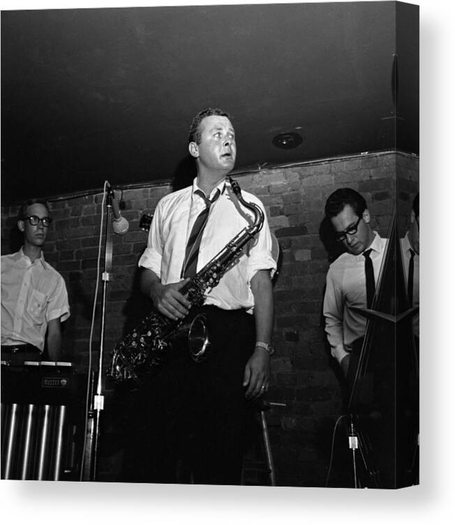 Performance Canvas Print featuring the photograph Getz Au Go Go #6 by Donaldson Collection
