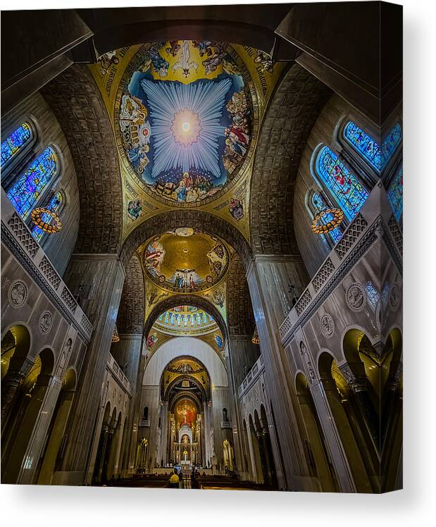 Building Canvas Print featuring the photograph Basilica 1 by Yan Zhao