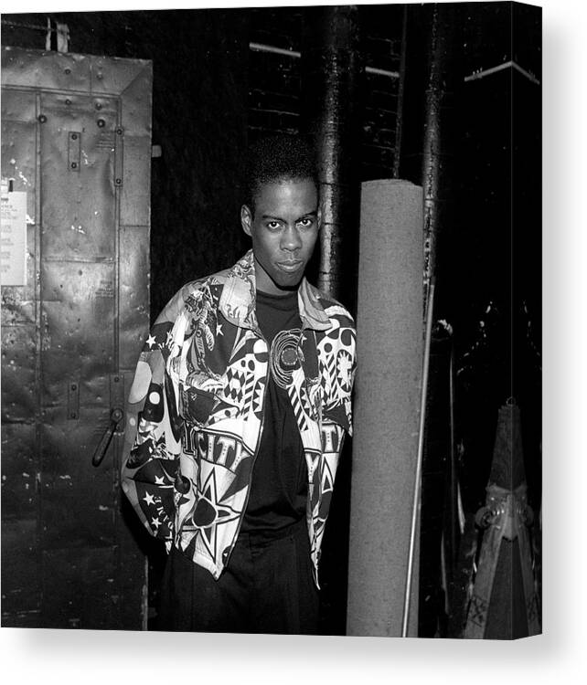 Artist Canvas Print featuring the photograph Chris Rock Live In Chicago by Raymond Boyd