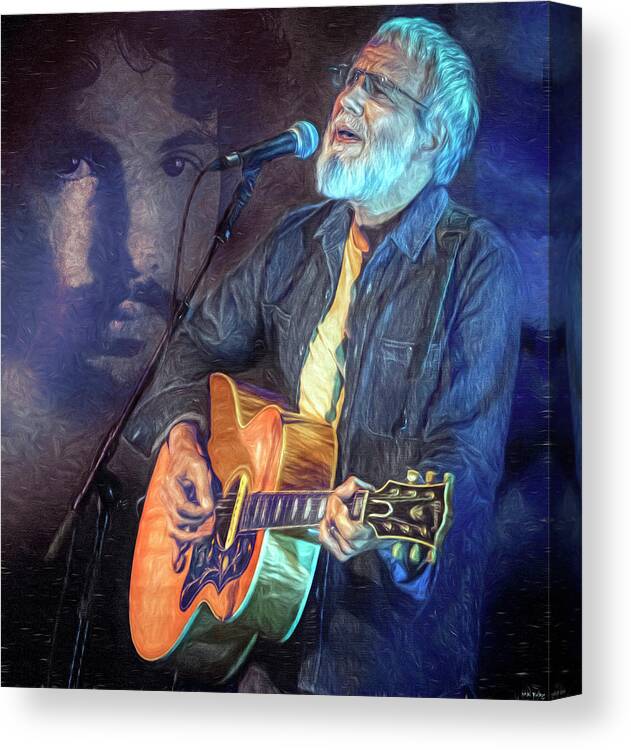 Cat Stevens Canvas Print featuring the mixed media I Was Once Like You Are Now by Mal Bray