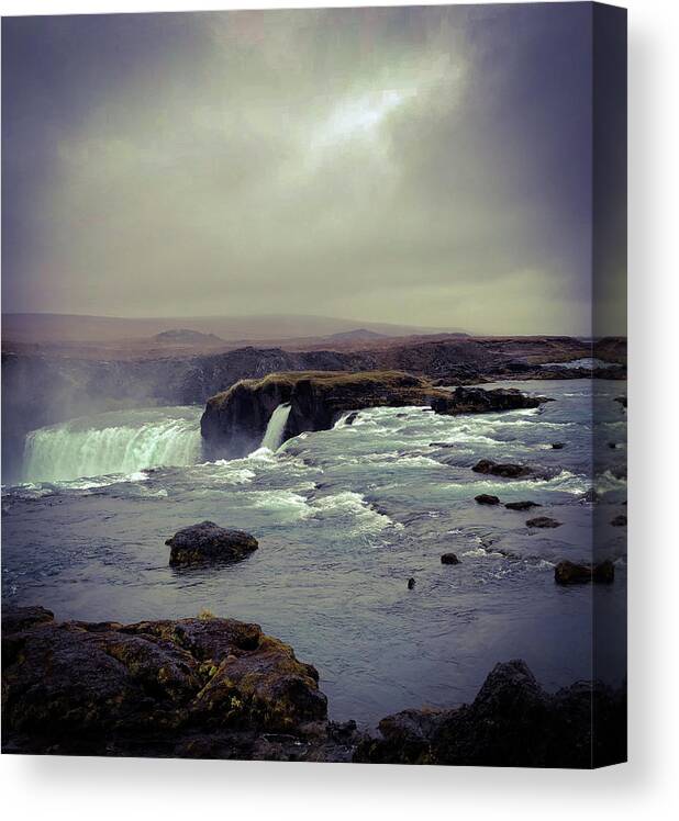 Waterfall Canvas Print featuring the photograph Waterfall of the Gods by Jim Cook