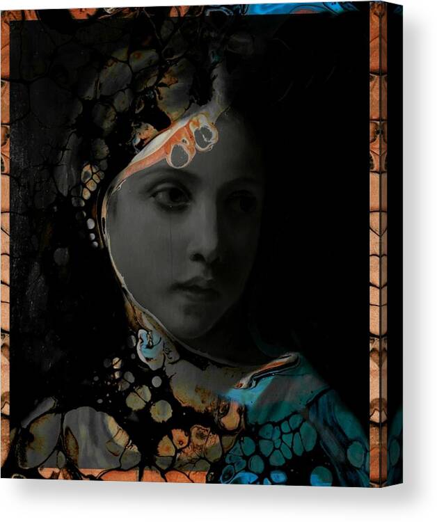 Emotion Canvas Print featuring the digital art As Dreams Go By by Paul Lovering