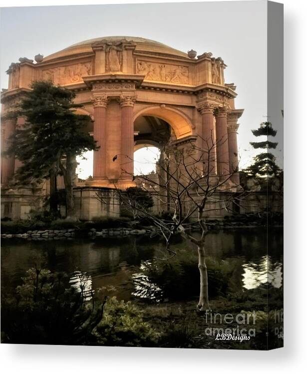  Timeless; Seasons; Spring; Summer; Autumn; Winter; Monumental; Aesthetic; Art; Nature; Photography; “signature Collection”; Lbdesigns; Color; “black And White” Canvas Print featuring the photograph Autumn Tour C01 by LBDesigns