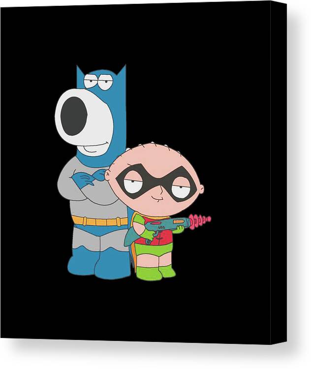 Seth Canvas Print featuring the digital art Family Guy by Gila Ngay