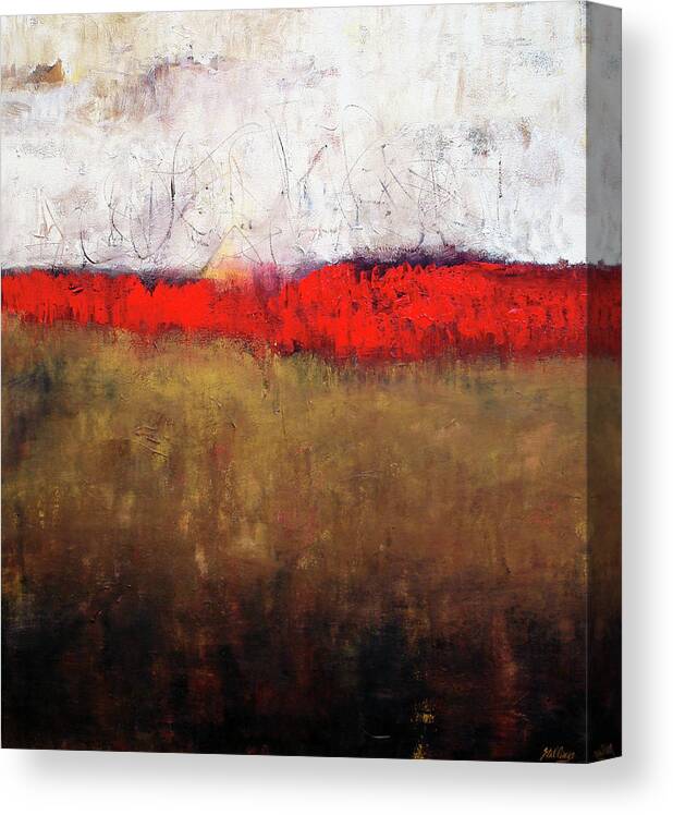  Canvas Print featuring the painting First Light by Jim Stallings