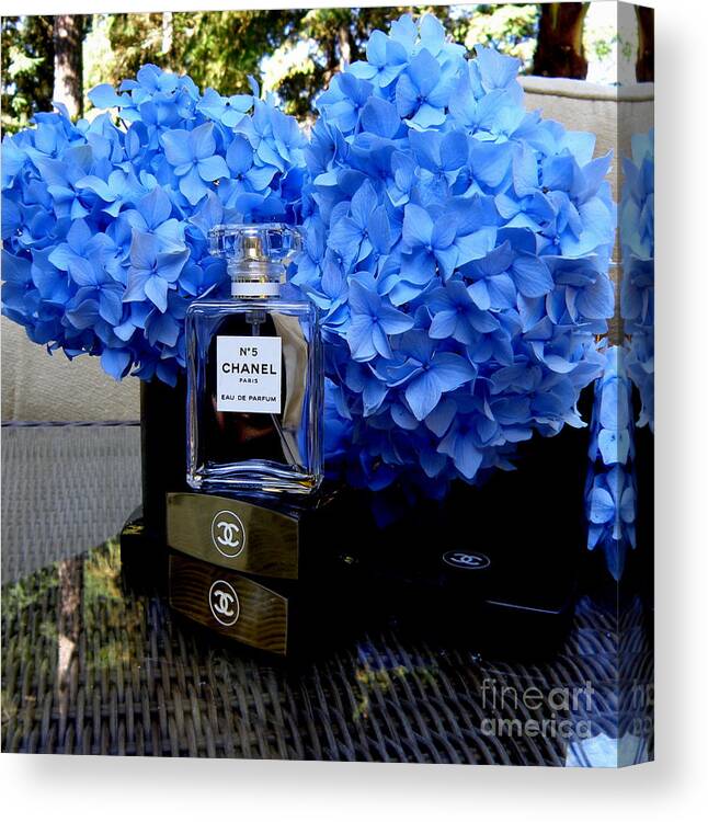 Still Life Canvas Print featuring the photograph Girl's Fantasy. Still Life With Hydrangea Bouquet 1 #1 by Tatyana Searcy