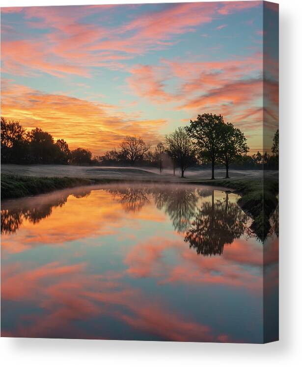 Texas Canvas Print featuring the photograph Golfer's Dream Texas Sunrise by Ron Long Ltd Photography