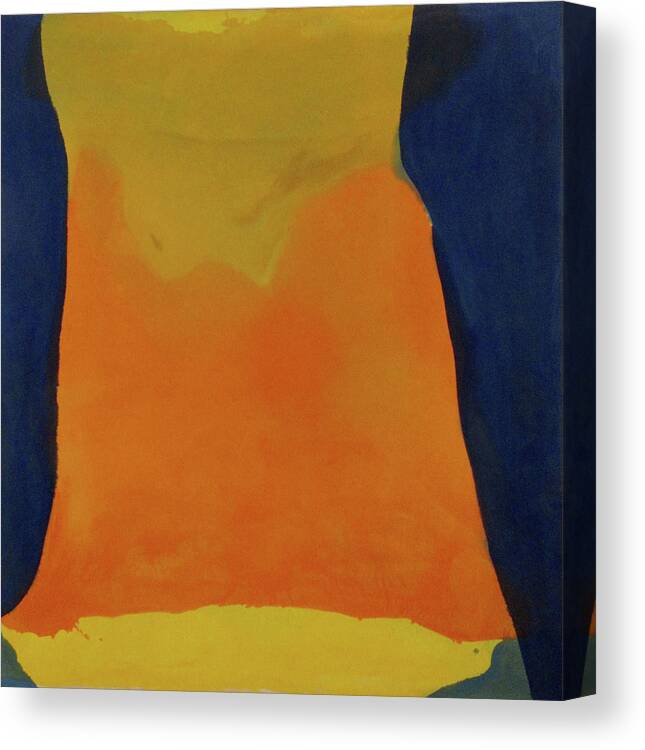 Frankenthaler Orange Canvas Print / Canvas Art by Dan Hill Galleries - Fine Art