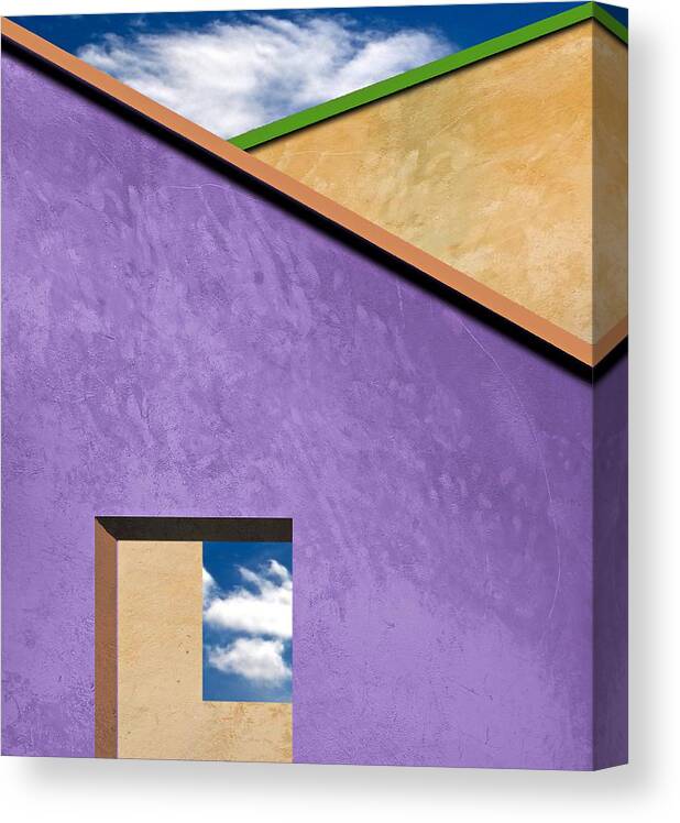 Wall Canvas Print featuring the photograph Walls and clouds by Raffaele Corte