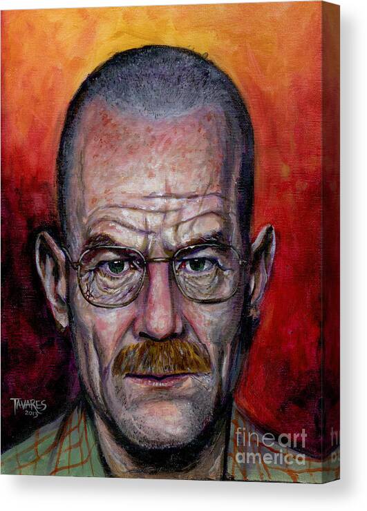 Breaking Bad Heisenberg Walter White Artwork Oil Painting Stretched Canvas Print