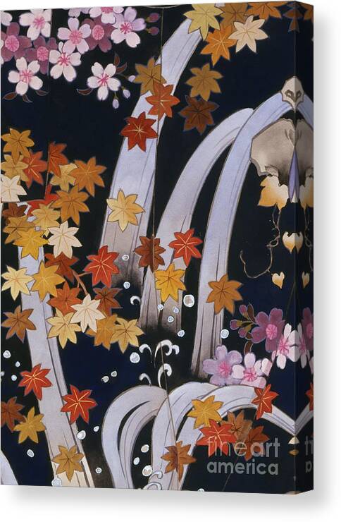 Haruyo Morita Canvas Print featuring the digital art Adesugata #1 by MGL Meiklejohn Graphics Licensing