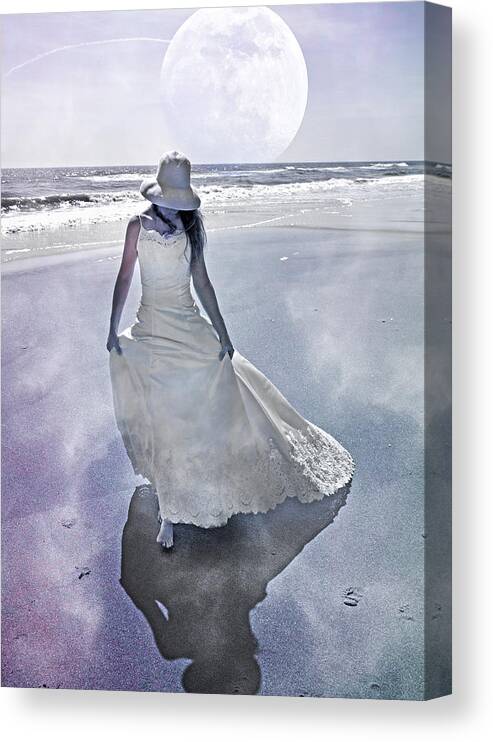Topsail Canvas Print featuring the photograph Strolling in Paradise #1 by Betsy Knapp