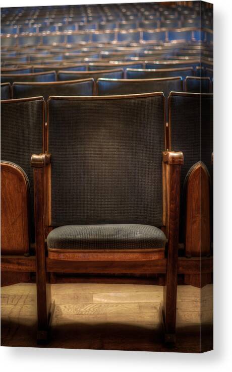 East Germany Canvas Print featuring the digital art Take a seat #1 by Nathan Wright