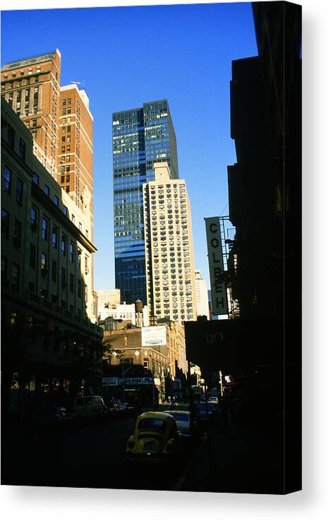 New York Canvas Print featuring the photograph 1984 New York City Skyline No2 by Gordon James