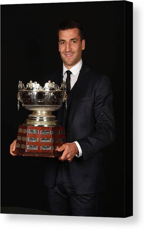 People Canvas Print featuring the photograph 2015 Nhl Awards - Portraits by Brian Babineau
