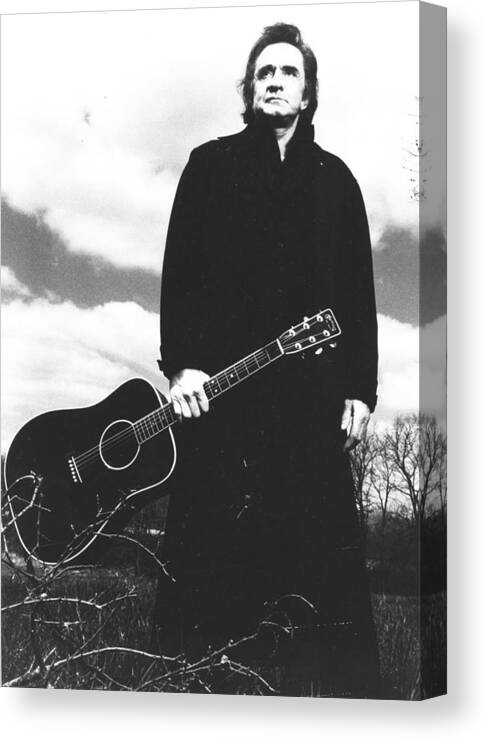 classic Canvas Print featuring the photograph Johnny Cash by Retro Images Archive
