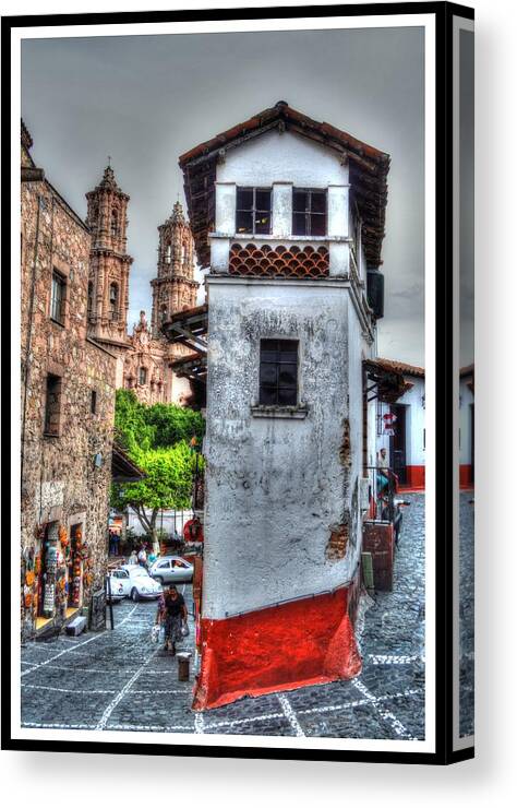 Taxco Mexico Canvas Print featuring the photograph Taxco Mexico #3 by Paul James Bannerman