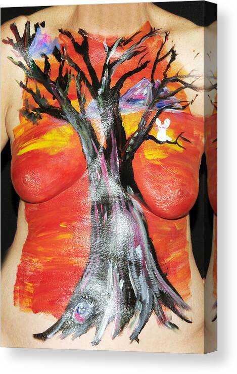 Hadassah Greater Atlanta Canvas Print featuring the photograph 35. Suzy Scheinberg, Artist, 2015 by Best Strokes - Formerly Breast Strokes - Hadassah Greater Atlanta