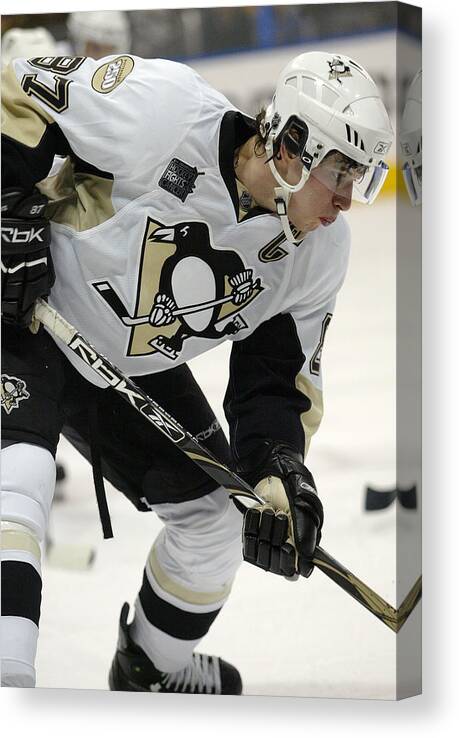 Don Olea Canvas Print featuring the photograph Sidney Crosby #5 by Don Olea