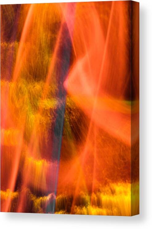 Photographic Light Painting Canvas Print featuring the photograph Abstract 19 by Steve DaPonte