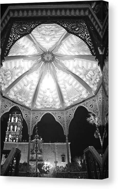 B&w Canvas Print featuring the photograph Alamos Sonora 32 by JustJeffAz Photography