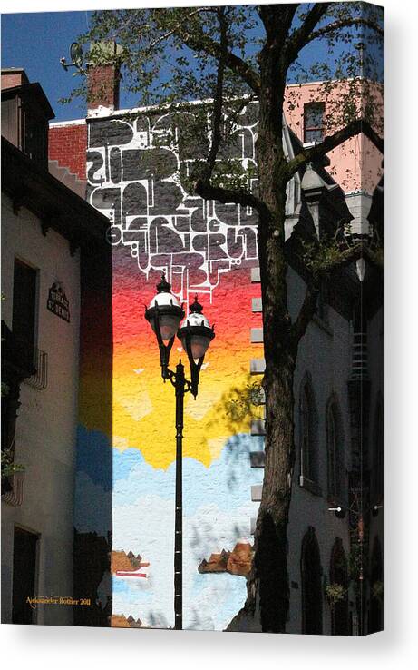 Building Canvas Print featuring the photograph An Enchnted Corner by Aleksander Rotner