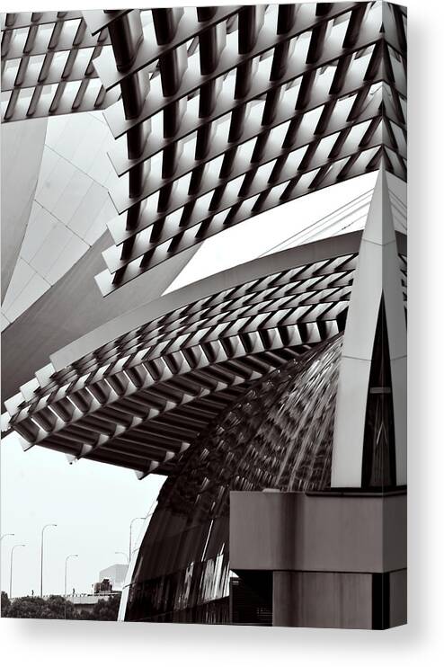 Building Canvas Print featuring the photograph Architectural by Kevin Duke