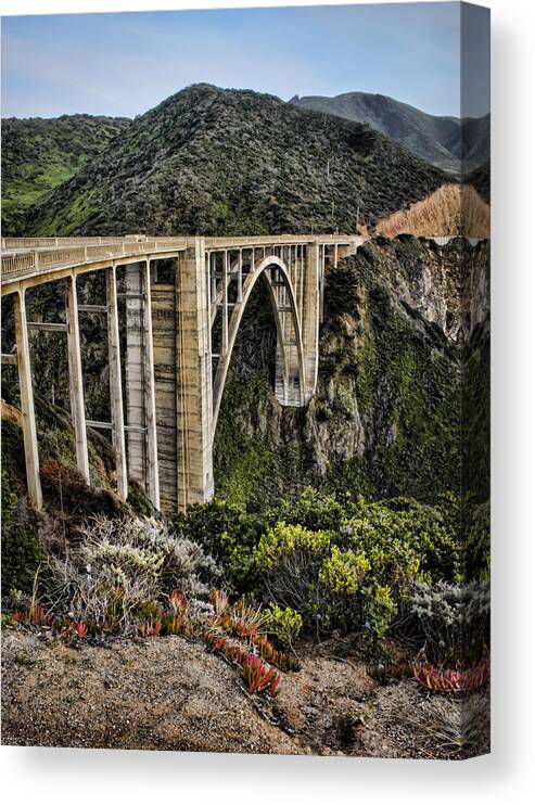 Bixby Canvas Print featuring the photograph Bixby Creek Bridge by Heather Applegate