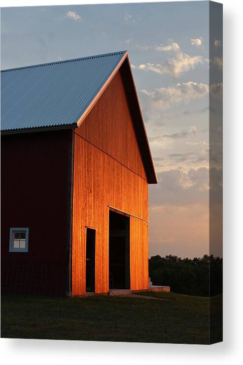 Zimmerman Canvas Print featuring the photograph Braised Barn by Elizabeth Sullivan