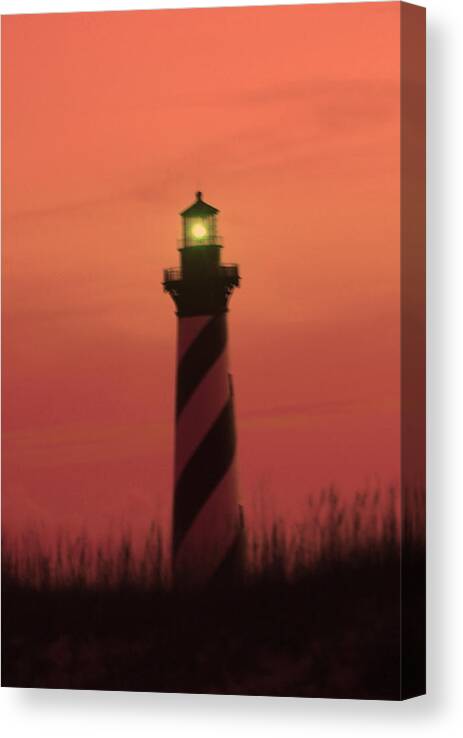 Lighthouse Canvas Print featuring the photograph Cape Hatteras Lighthouse 2014 39 by Cathy Lindsey