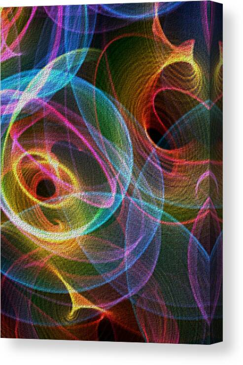 Series Echo Canvas Print featuring the digital art Echo by Owlspook Dreaming