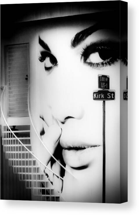 Exotic Women Canvas Print featuring the photograph Entrance To A Woman's Mind by Karen Wiles