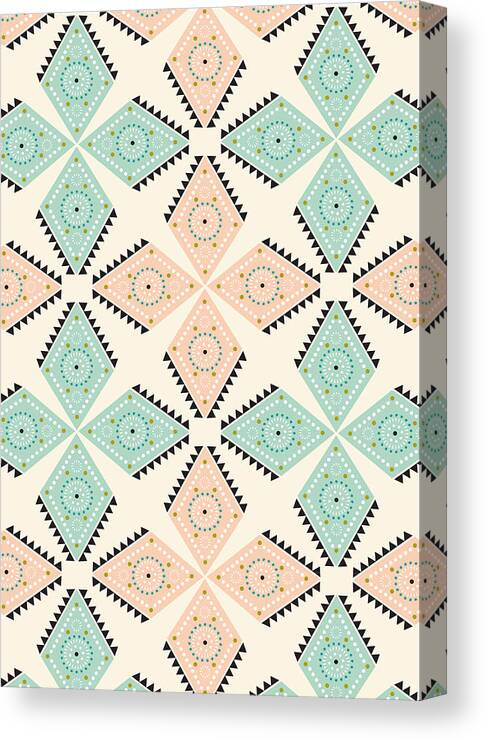 Susan Claire Canvas Print featuring the photograph Ethnic Folk Print by MGL Meiklejohn Graphics Licensing