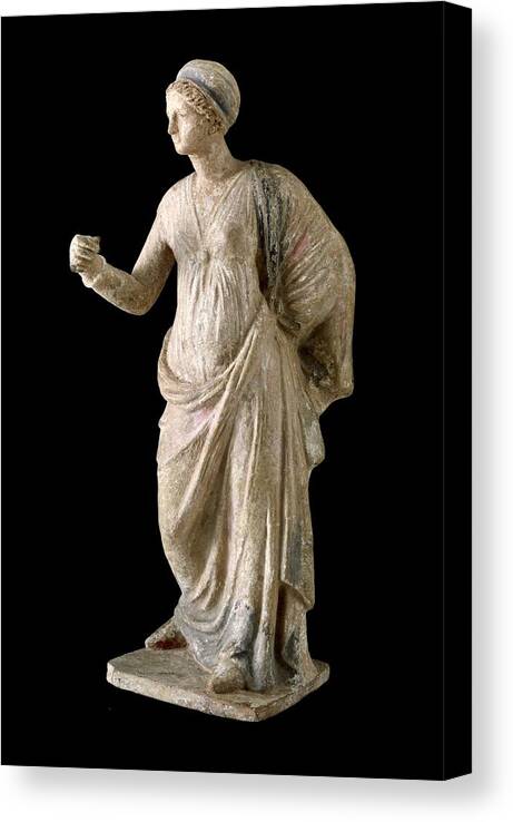 Vertical Canvas Print featuring the photograph Female Figure. 3rd-2nd C. Bc by Everett