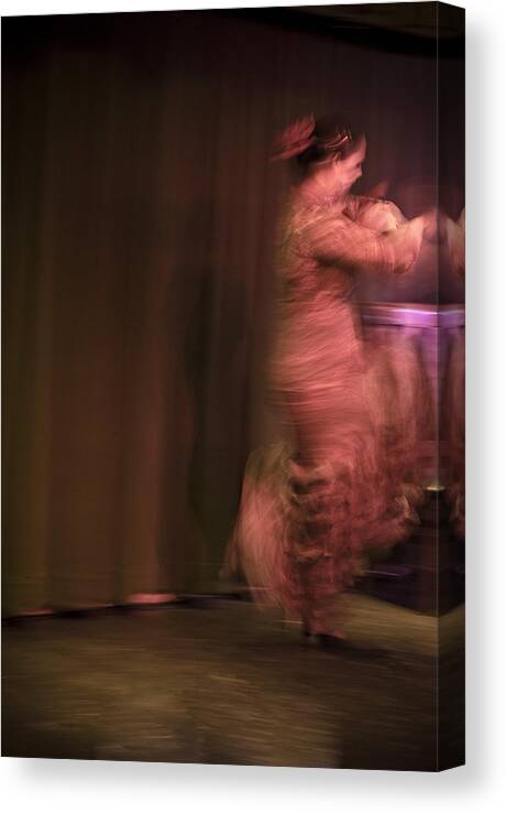 Andalusia Canvas Print featuring the photograph Flamenco Series 8 by Catherine Sobredo