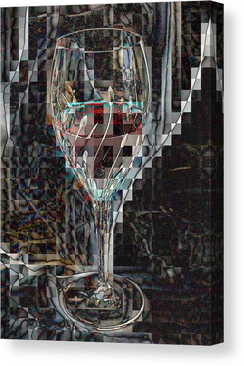 Fractured Canvas Print featuring the photograph Fractured Surprise by Marie Neder