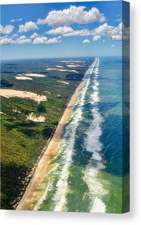 Art Canvas Print featuring the photograph Fraser Island. Queensland Australia by Rob Huntley