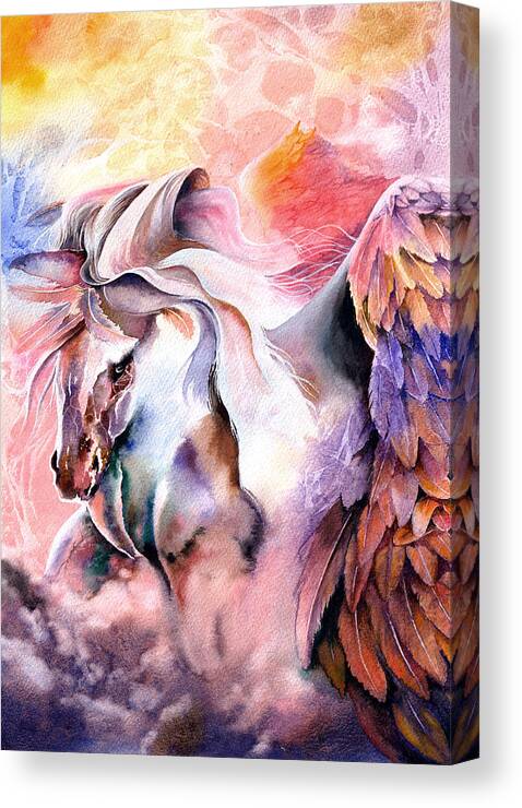 Horse Canvas Print featuring the painting Free Spirit by Peter Williams
