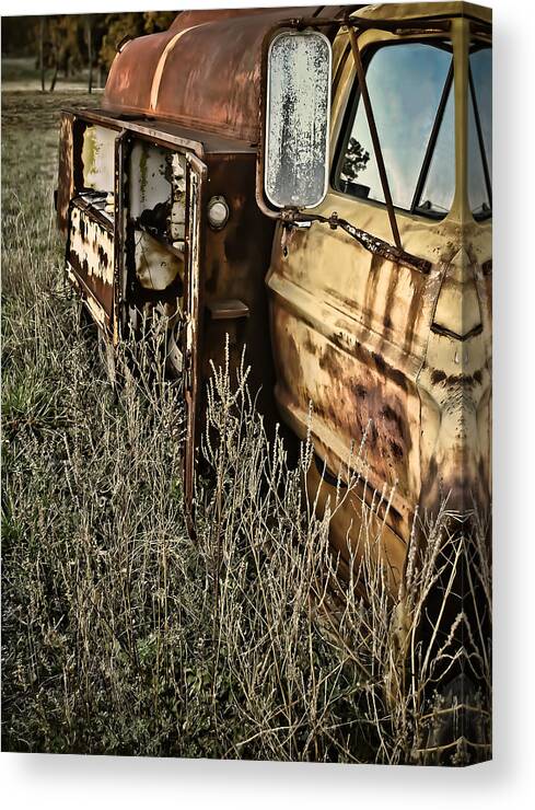 Fuel Oil Truck Canvas Print featuring the photograph Fuel Oil Truck by Greg Jackson