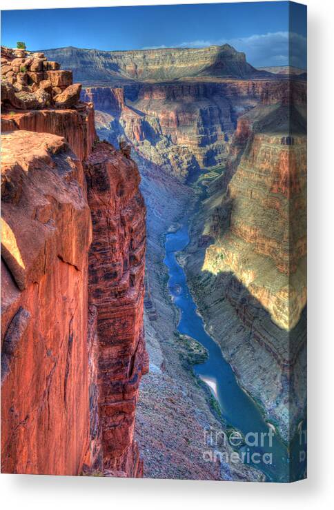 Grand Canyon Canvas Print featuring the photograph Grand Canyon Awe Inspiring by Bob Christopher