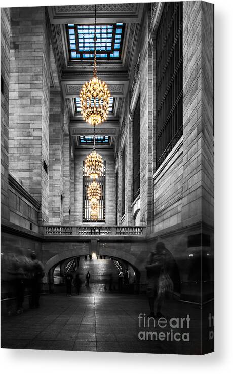 Nyc Canvas Print featuring the photograph Grand Central Station III ck by Hannes Cmarits