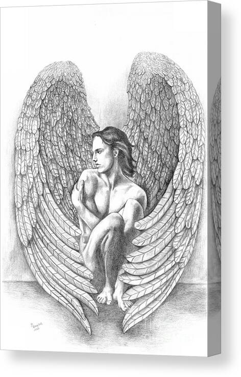 Heart Angel Print / Canvas Art by Rosendahl - Fine Art America