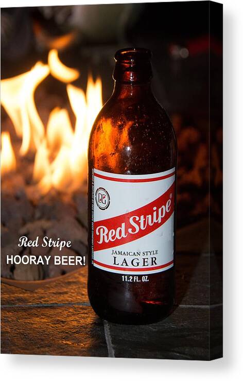 Beer Canvas Print featuring the photograph Hooray Beer by John Black
