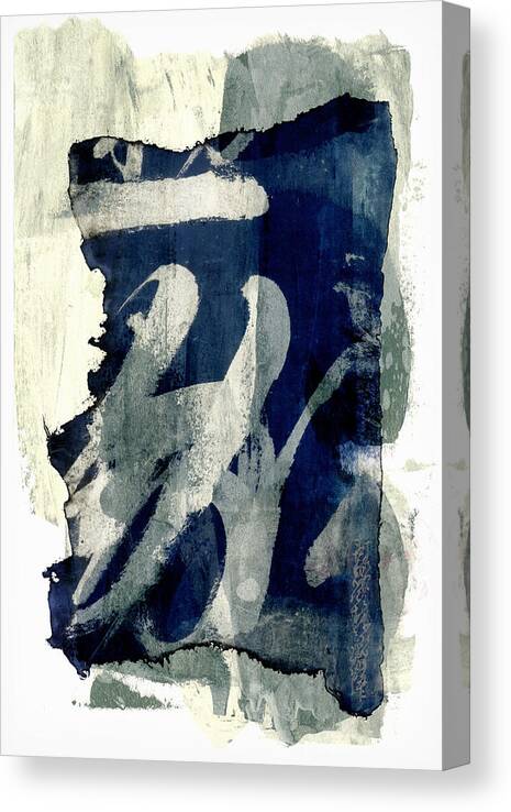 Ink Canvas Print featuring the photograph Inked Painted and Torn by Carol Leigh