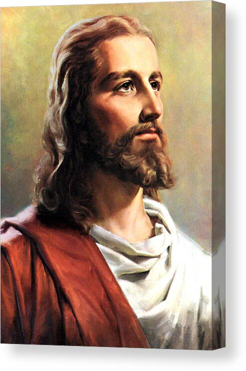 Jesus Canvas Print featuring the photograph Jesus Christ by Munir Alawi