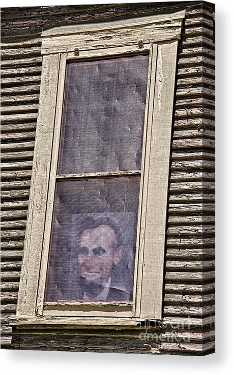 Lincoln Canvas Print featuring the photograph Keeping Watch by Ken Williams